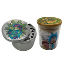 Rick and Morty Cartoon Spice Grinder, Stash Jar, Rolling Tray Set - spicedanime