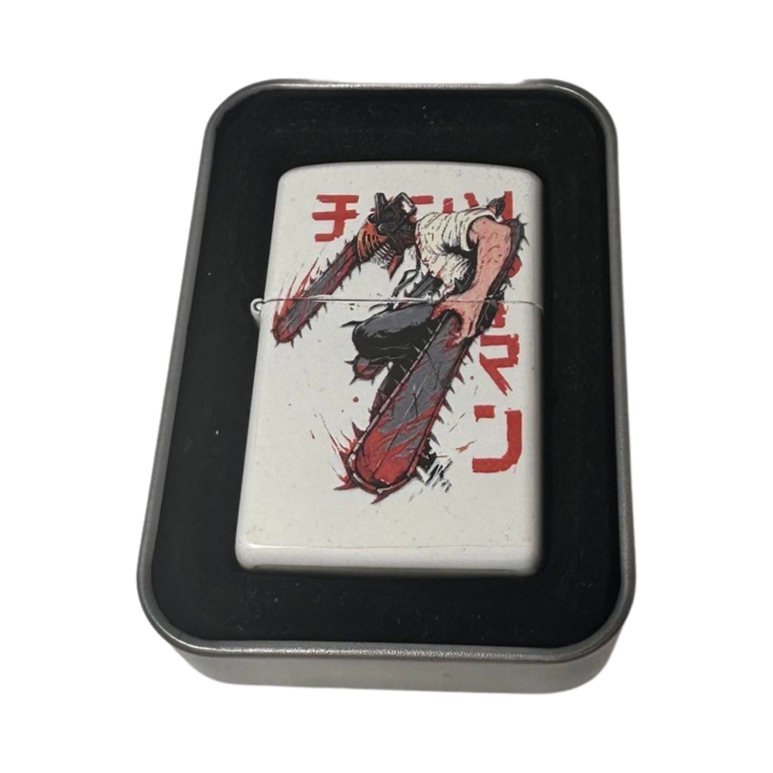 Chainsaw Man Anime Art Design Flip Top Lighter - spicedanime