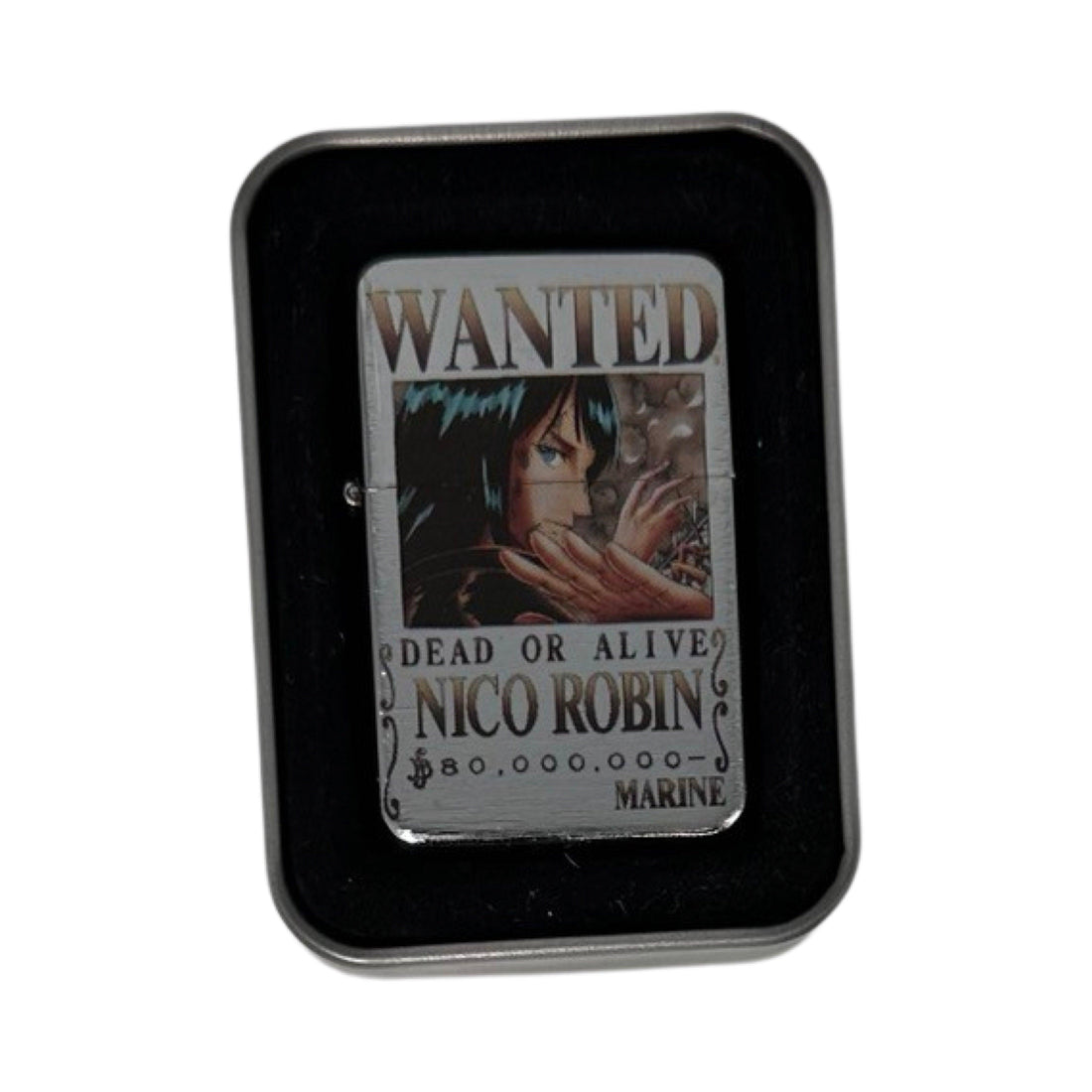 One Piece Anime Wanted Poster Flip Top Lighters - spicedanime