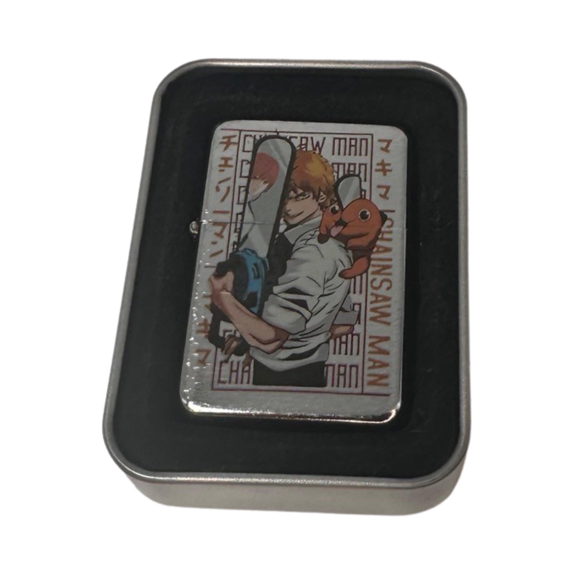 Chainsaw Man Anime Art Design Flip Top Lighter - spicedanime