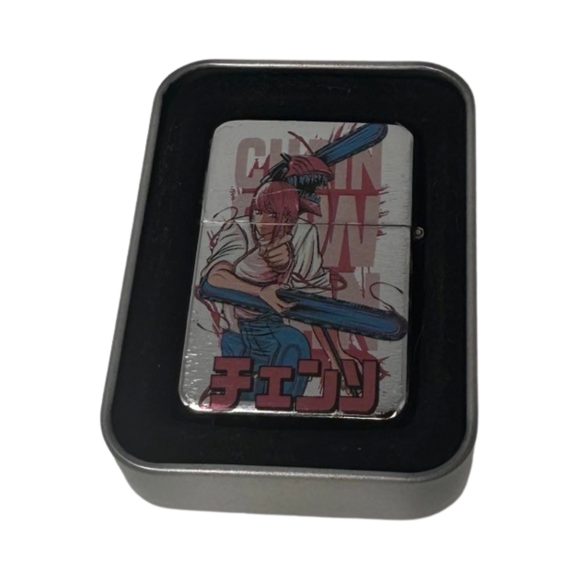 Chainsaw Man Anime Art Design Flip Top Lighter - spicedanime