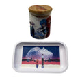 Neon Genesis Mecha Anime Spice Grinder, Stash Jar, Rolling Tray Set - spicedanime