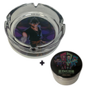 YuYu Hakusho Hiei Anime Round Glass Ashtray