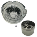 Death Note L Anime Round Glass Ashtray