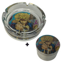 Jojos Bizarre Adventure Giorno Anime Round Glass Ashtray