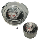 Jujutsu Kaisen Itadori Eyes Anime Round Glass Ashtray