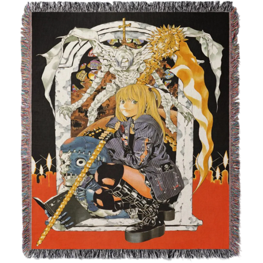 Misa Amane Hand Woven Tapestry, Blanket, Rug