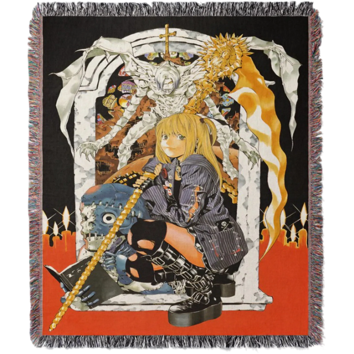 Misa Amane Hand Woven Tapestry, Blanket, Rug