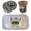 Avatar the Last Airbender Cartoon Spice Grinder, Stash Jar, Rolling Tray Set - spicedanime