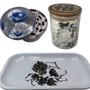 Halo Frieza Grinder, Jar, Rolling Tray Set