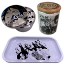 Giyu's Face Grinder, Jar, Rolling Tray Set