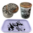 Rengoku Manga Grinder, Jar, Rolling Tray Set