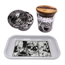 Bakugo Manga Grinder, Jar, Rolling Tray Set