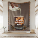 Cup Runneth Over Hand Woven Tapestry, Blanket, Rug
