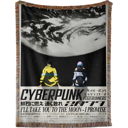Cyberpunk Woven Tapestry, Blanket, Rug