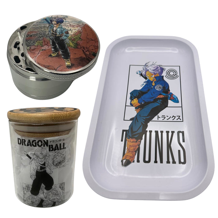 Future Trunks Grinder, Jar, Rolling Tray Set