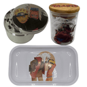 Naruto Anime Spice Grinder, Stash Jar, Rolling Tray Set - spicedanime