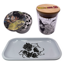Goku Grinder, Jar, Rolling Tray Set