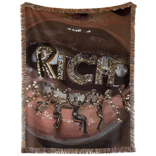 Rich Grills Hand Woven Tapestry, Blanket, Rug