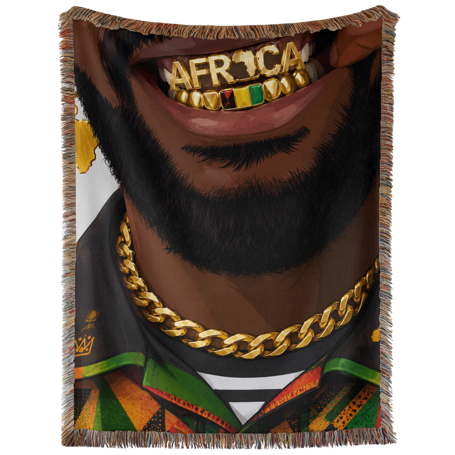 Africa Guy Grills Hand Woven Tapestry, Blanket, Rug