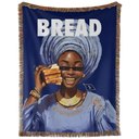 BREAD Hand Woven Tapestry, Blanket, Rug