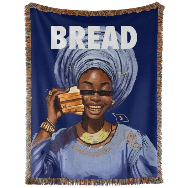 BREAD Hand Woven Tapestry, Blanket, Rug