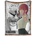 Makima Hand Woven Tapestry, Blanket, Rug