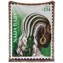 Naija Babe Hand Woven Tapestry, Blanket, Rug