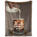 Cup Runneth Over Hand Woven Tapestry, Blanket, Rug