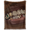 Girl Grillz Emmy Hand Woven Tapestry, Blanket, Rug