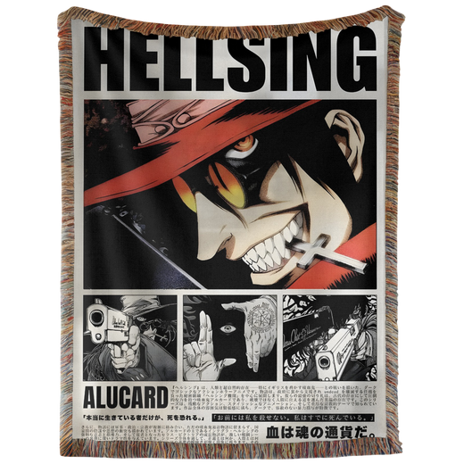 Hellsing Alucard Woven Tapestry, Blanket, Rug