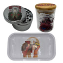 Jiraiya Grinder, Jar, Rolling Tray Set
