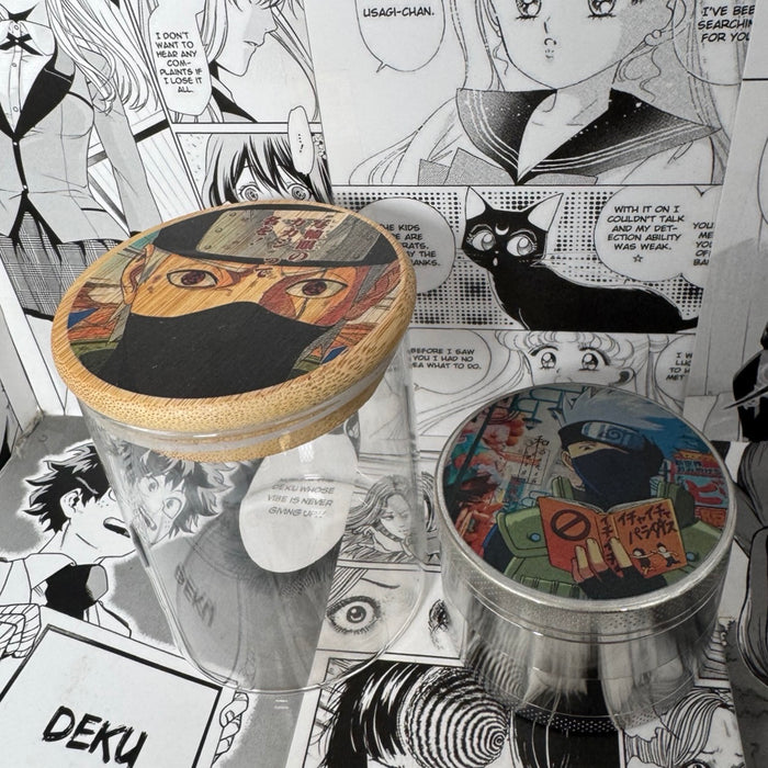 Kakashi Grinder, Jar, Rolling Tray Set
