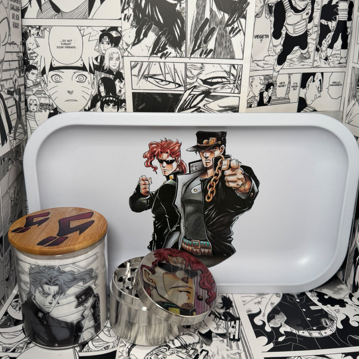 Kakyoin Grinder, Jar, Rolling Tray Set