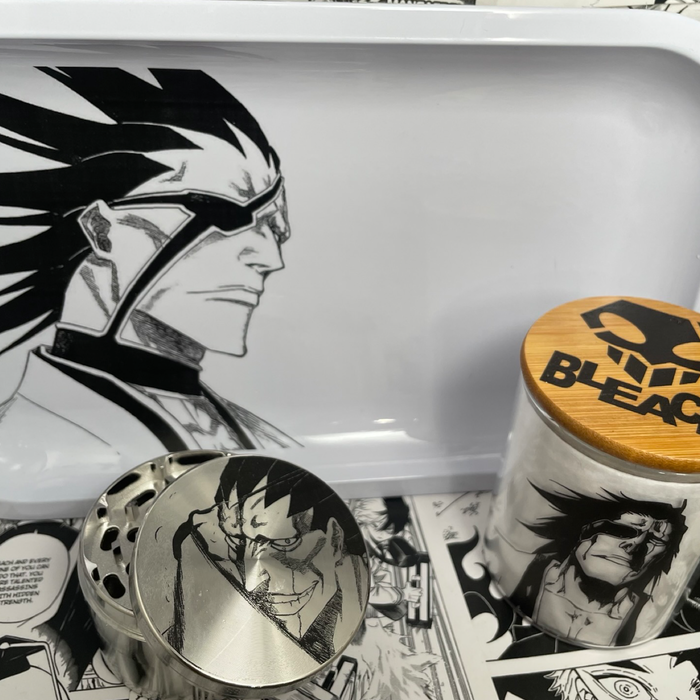 Kenpachi Zaraki Grinder, Jar, Rolling Tray Set