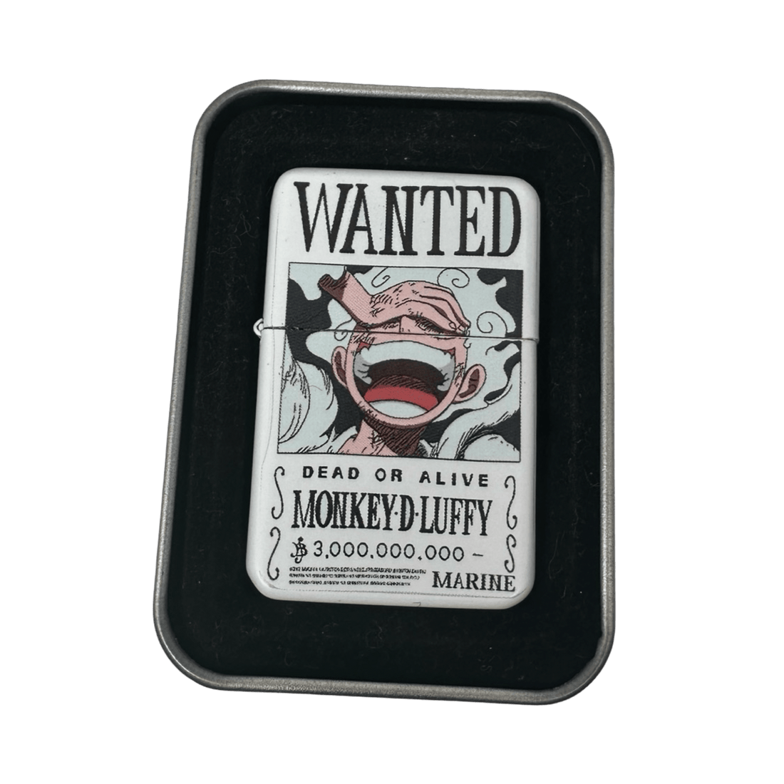 One Piece Anime Wanted Poster Flip Top Lighters - spicedanime