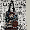 Tanjiro Woven Tapestry Tote Bag