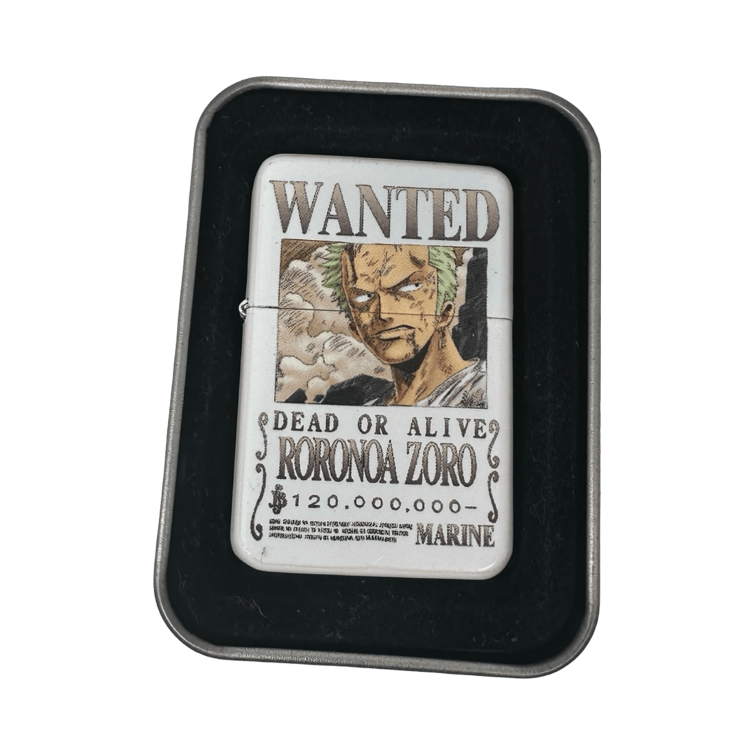 One Piece Anime Wanted Poster Flip Top Lighters - spicedanime