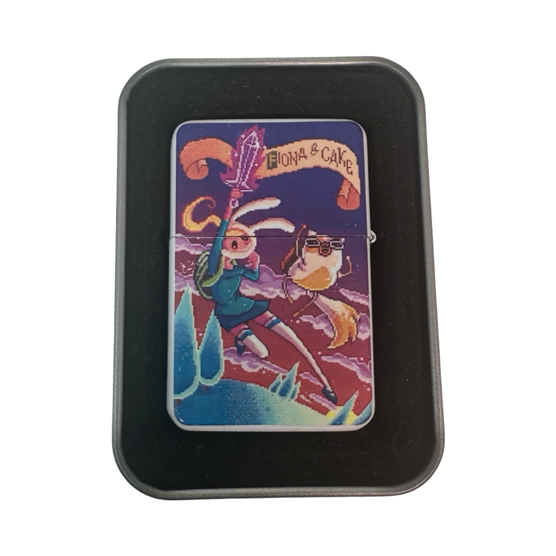 Adventure Time Cartoon Flip Top Lighter - spicedanime