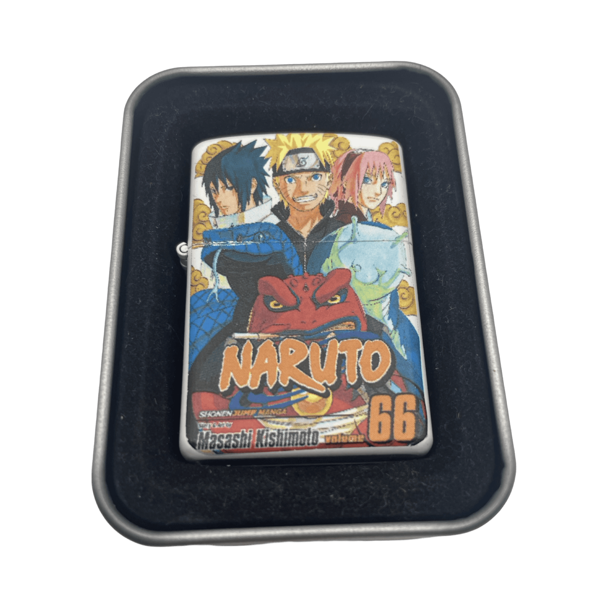 Naruto Anime Manga Covers Flip Top Lighters - spicedanime