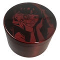 Junji Ito Grinder, Horror Grinder, Anime Grinder, Large Grinder With Catcher, 2.5 Inch Red Grinder - spicedanime