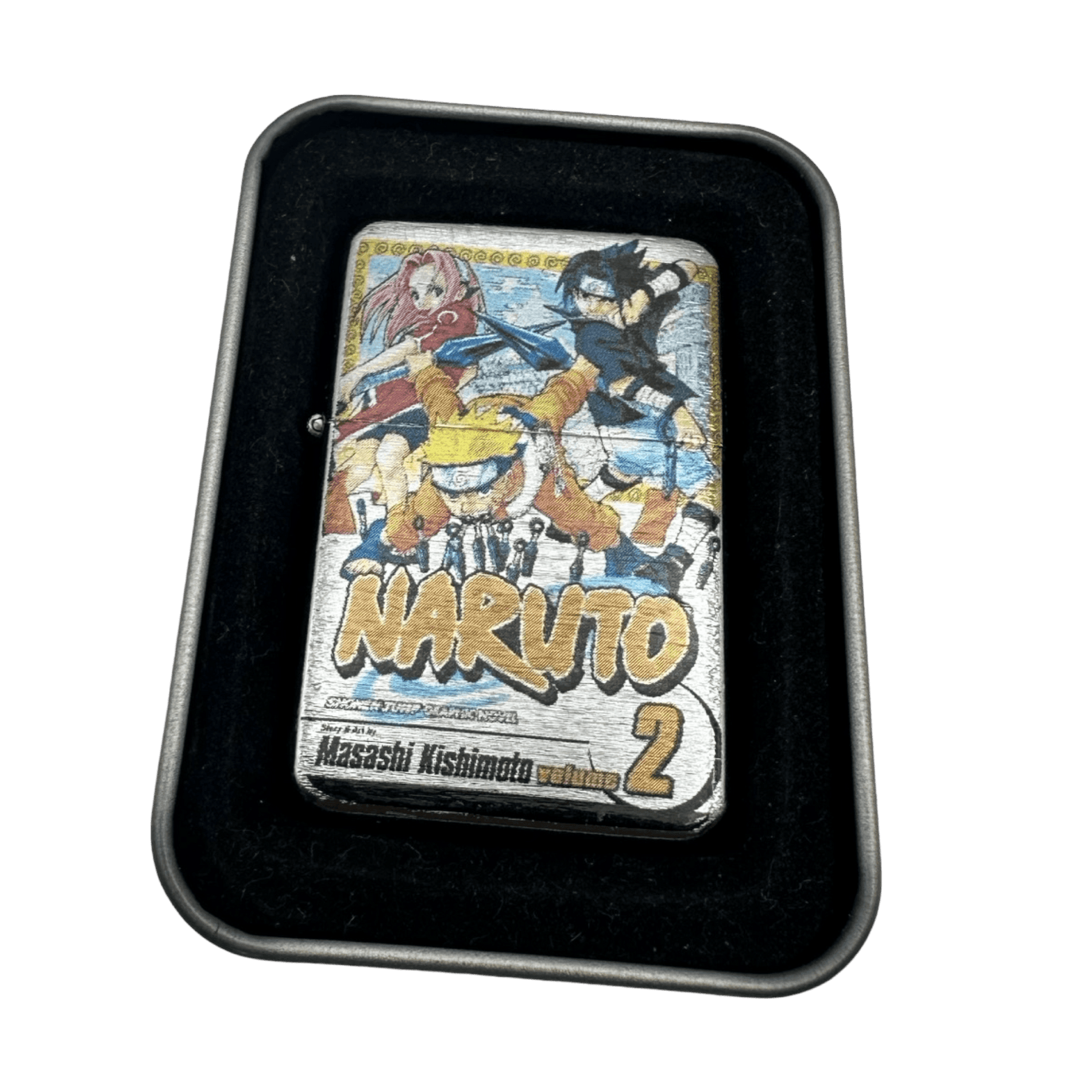 Naruto Anime Manga Covers Flip Top Lighters - spicedanime