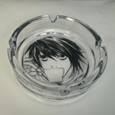 Death Note L Anime Round Glass Ashtray
