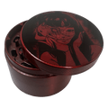 Junji Ito Grinder, Horror Grinder, Anime Grinder, Large Grinder With Catcher, 2.5 Inch Red Grinder - spicedanime
