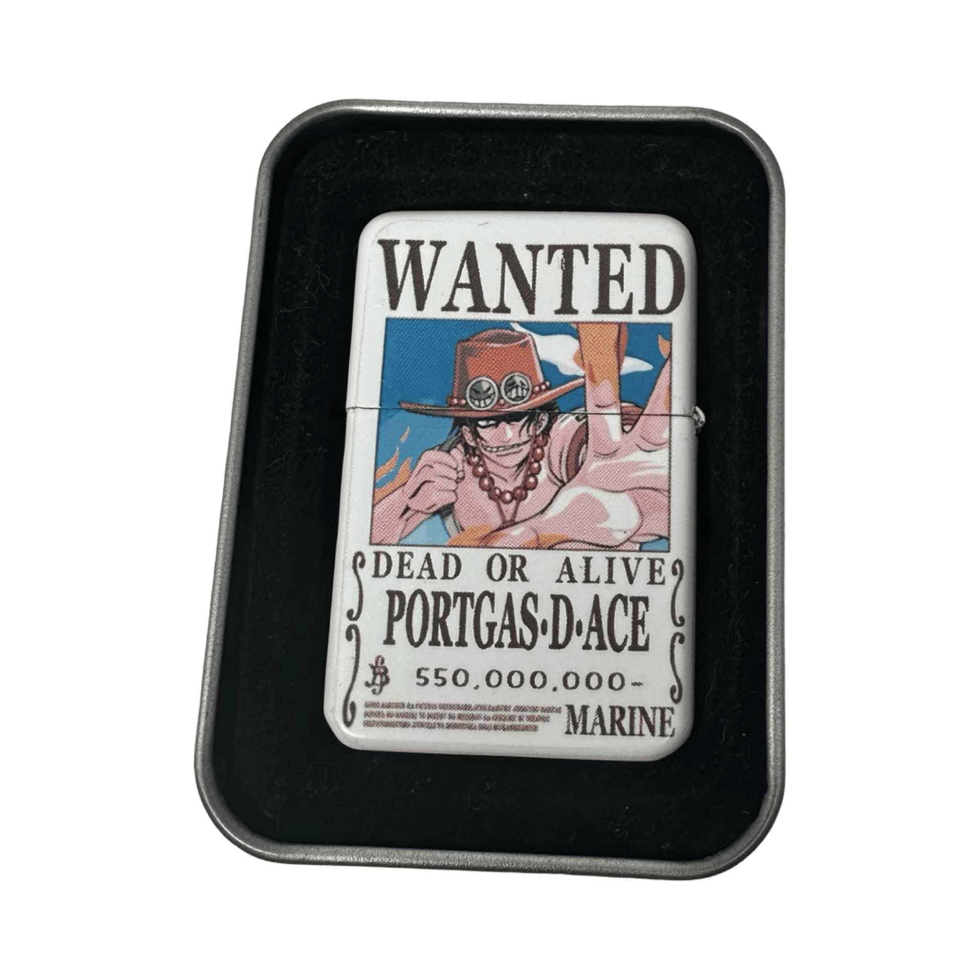 One Piece Anime Wanted Poster Flip Top Lighters - spicedanime