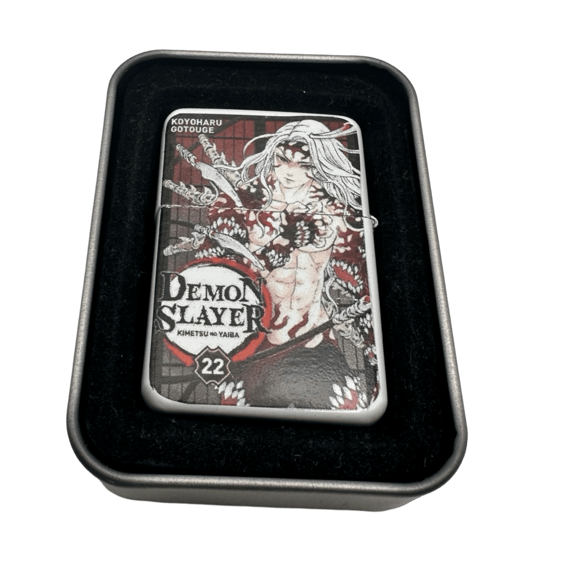 Demon Slayer Manga Covers Anime Flip Top Lighters - spicedanime