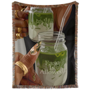 Matcha Girl Hand Woven Tapestry, Blanket, Rug