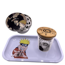 Naruto Anime Spice Grinder, Stash Jar, Rolling Tray Set - spicedanime