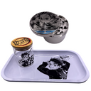 Tanjiro Water Manga Grinder, Jar, Rolling Tray Set