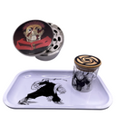Jujutsu Kaisen Anime Spice Grinder, Stash Jar, Rolling Tray Set - spicedanime